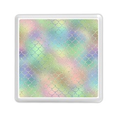 Pastel Mermaid Sparkles Memory Card Reader (square) by retrotoomoderndesigns