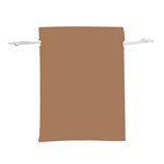 Cafe Au Lait Lightweight Drawstring Pouch (M) Front