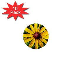 Sunflower Painting 1  Mini Magnet (10 Pack)  by ExtraAwesomeSauce