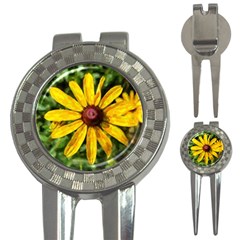 Sunflower Painting 3-in-1 Golf Divots by ExtraAwesomeSauce