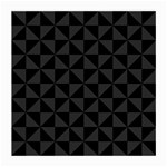 Abstraittrianglesnoir Medium Glasses Cloth (2 Sides) Back