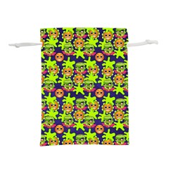 Smiley Background Smiley Grunge Lightweight Drawstring Pouch (m) by Dutashop