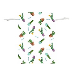 Cacti In Pots Lightweight Drawstring Pouch (s) by SychEva