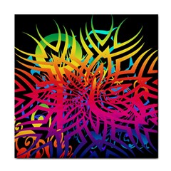 Abstract Jungle Face Towel by icarusismartdesigns