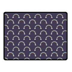 Pattern Arc En Ciel/nuages Fleece Blanket (small) by kcreatif