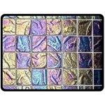 Tiles CBDOilPrincess 9bce4aa2-e68c-4f2b-9a83-c8e38fcd4516 Double Sided Fleece Blanket (Large)  80 x60  Blanket Back