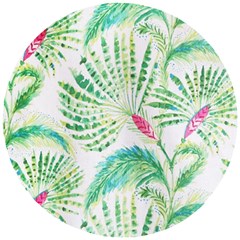  Palm Trees By Traci K Wooden Puzzle Round by tracikcollection