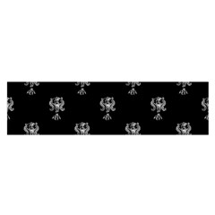 Ancient Greek Artwork Motif Pattern Satin Scarf (oblong) by dflcprintsclothing