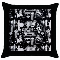 Skater-underground2 Throw Pillow Case (black) by PollyParadise
