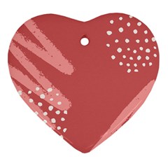 Terracota  Heart Ornament (two Sides) by Sobalvarro
