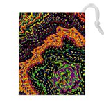 GoghWave Drawstring Pouch (4XL) Front