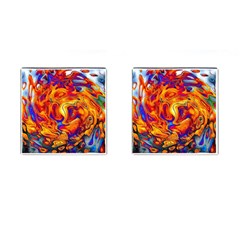 Sun & Water Cufflinks (square) by LW41021