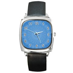 Blue Joy Square Metal Watch by LW41021