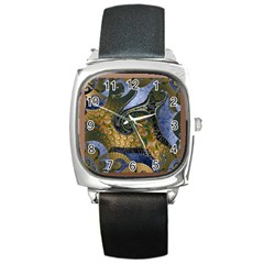 Sea Of Wonder Square Metal Watch by LW41021