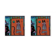 Cats Cufflinks (square) by LW41021