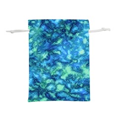Deep Blues Lightweight Drawstring Pouch (l) by AlkaravanCreations