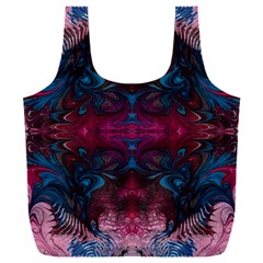 The Dragon s Flames Full Print Recycle Bag (xxl) by kaleidomarblingart