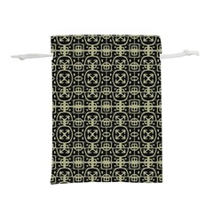 Geometric Textured Ethnic Pattern 1 Lightweight Drawstring Pouch (l) by dflcprintsclothing