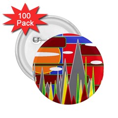 Forrest Sunset 2 25  Buttons (100 Pack)  by LW323