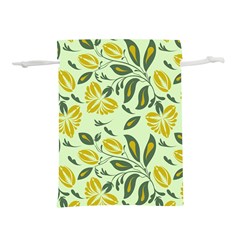 Folk Floral Pattern  Abstract Flowers Surface Design  Seamless Pattern Lightweight Drawstring Pouch (s) by Eskimos