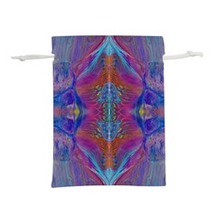 Flowing Duo  Lightweight Drawstring Pouch (m) by kaleidomarblingart