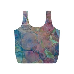 Marbled Pebbles Full Print Recycle Bag (s) by kaleidomarblingart