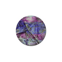 Warp And Weft Golf Ball Marker (4 Pack) by kaleidomarblingart