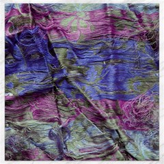 Warp And Weft Canvas 16  X 16  by kaleidomarblingart