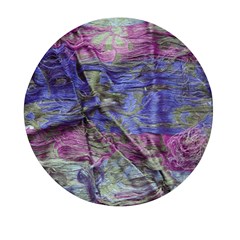 Warp And Weft Mini Round Pill Box (pack Of 3) by kaleidomarblingart
