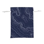 Topography map Lightweight Drawstring Pouch (L) Back