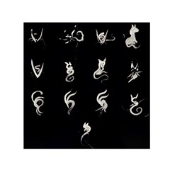 Katzen Cats Katzen Cats Small Satin Scarf (square) by WetdryvacsLair