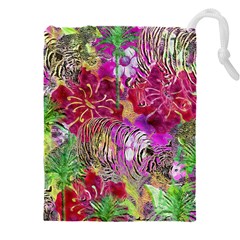 Jungle Love Drawstring Pouch (4xl) by PollyParadise