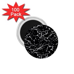 Black And White Grunge Abstract Print 1 75  Magnets (100 Pack)  by dflcprintsclothing