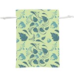 Folk floral pattern. Abstract flowers surface design. Seamless pattern  Lightweight Drawstring Pouch (XL) Back