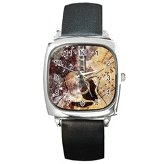 Guitar Square Metal Watch by LW323