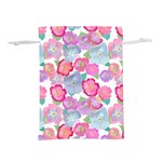 Bright, Joyful Flowers Lightweight Drawstring Pouch (M) Back