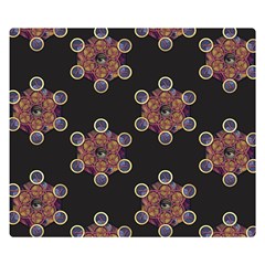Metatron Cube Double Sided Flano Blanket (small)  by gloriasanchez