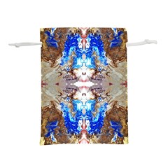 Abstract Acrylic Pouring Art Lightweight Drawstring Pouch (l) by kaleidomarblingart