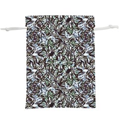Intricate Textured Ornate Pattern Design  Lightweight Drawstring Pouch (xl) by dflcprintsclothing