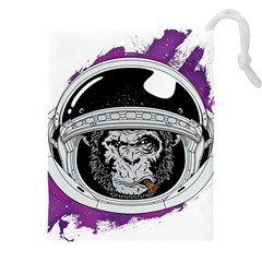 Spacemonkey Drawstring Pouch (4xl) by goljakoff