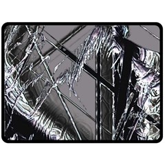 Ag Cobwebs Fleece Blanket (large)  by MRNStudios