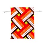 Pop Art Mosaic Lightweight Drawstring Pouch (L) Back