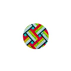 Pop Art Mosaic 1  Mini Magnets by essentialimage365