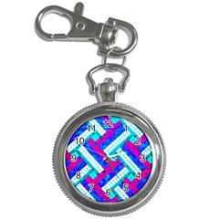 Pop Art Mosaic Key Chain Watches by essentialimage365
