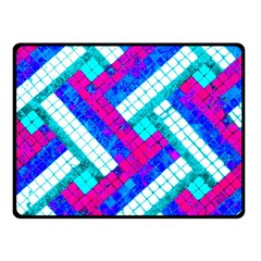 Pop Art Mosaic Fleece Blanket (small) by essentialimage365