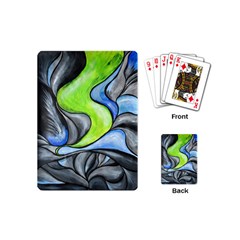 Playing Cards With Abstract Cover Aurora Playing Cards (mini) by Alexcher
