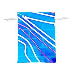 Pop Art Neon Wall Lightweight Drawstring Pouch (l) by essentialimage365