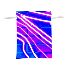 Pop Art Neon Wall Lightweight Drawstring Pouch (l) by essentialimage365