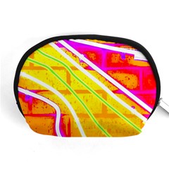 Pop Art Neon Wall Accessory Pouch (medium) by essentialimage365