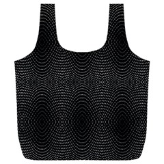 Black And White Kinetic Design Pattern Full Print Recycle Bag (xxl) by dflcprintsclothing